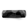 Black Bow Jewelry 7mm Black Zirconium Hammered Standard Fit Band - 3 of 4
