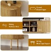 47.2" TV Stand, Modern TV Console Table with Storage Compartment and Sliding Door, Gaming Entertainment Center for Living Room, Bedroom - 4 of 4