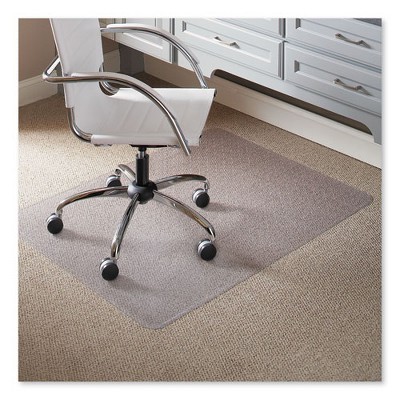 ES Robbins EverLife Light Use Chair Mat for Flat to Low Pile Carpet, Rectangular, 46 x 60, Clear
