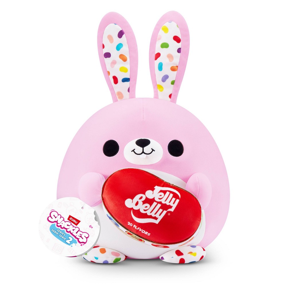Snackles 8&#34; Bunny and Jelly Belly Plush