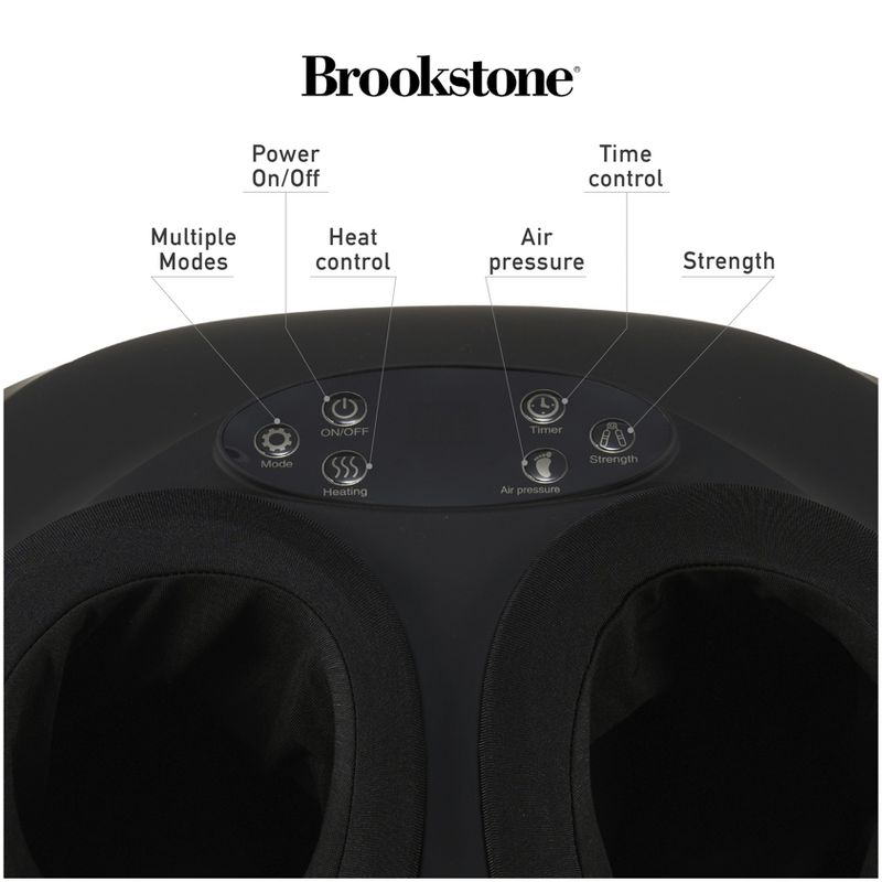 Brookstone Shiatsu Foot Massager with Heat & Air Compression, 5 of 7