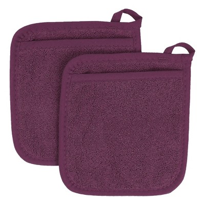 John Ritzenthaler Co. Terry Pocket Mitt Pot Holder, Set of Two