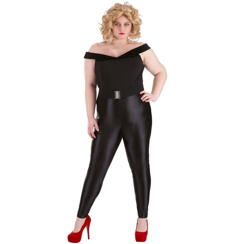 Grease Bad Sandy Costume, Black - Adult Plus - 18-20, 1 Pc