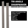 Spyderco Tri-Angle Premium Sharpmaker with Two Sets of High Alumina Ceramic Stones | Effectively Sharpens Knives | Instruction Book and DVD Included - 3 of 4
