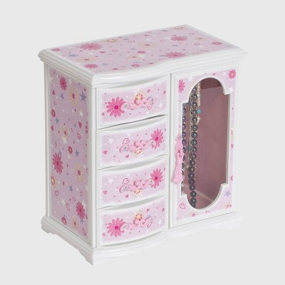 Jewelry Box for Girls Musical, Kids Jewelry Box with Pull out