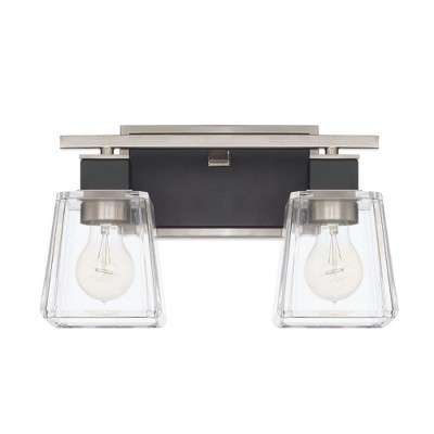 Capital Lighting Tux 2 - Light Vanity in  Black Tie