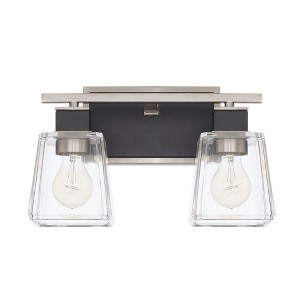Capital Lighting Tux 2 - Light Vanity in  Black Tie - 1 of 2