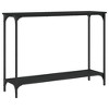 vidaXL Console Table Black 39.8 in.x12 in.x29.5 in. Engineered Wood - 2 of 4