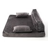 Precious Tails Modern Sofa Cat and Dog Bed - M - Gray - 3 of 4