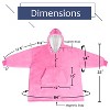 Solaris Fleece Blanket Hoodie Sweatshirt for 7-16yr Kid Teen Youth, Cozy Warm Plush Fleece Wearable Blanket Pullover with Larger Pocket - 3 of 4