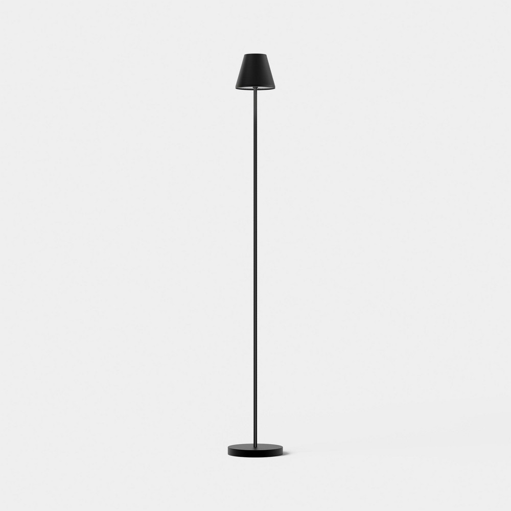 Portable Floor Lamp Black (Includes LED Light Bulb) - Room Essentials™