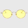 Anna-Kaci Women's Retro Round Metal Sunglasses - 2 of 3