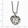 Black Bow Jewelry Women's Stainless Steel Woven Heart Necklace - image 2 of 4