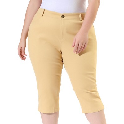 Plus Size CAPRI /3/4 pants for women