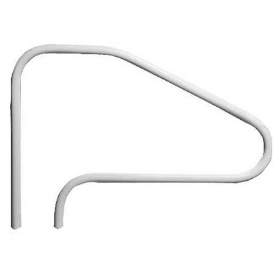 Saftron RTD-448-W 4 Bend Durable Swimming Pool Mounted Polymer Handrail, White