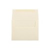 JAM Paper A2 Strathmore Invitation Envelopes 4.375 x 5.75 Ivory Wove 900919415 - 2 of 4