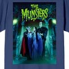 The Munsters Rob Zombie Remake Key Poster Art Crew Neck Short Sleeve Navy Women's T-shirt - 2 of 3