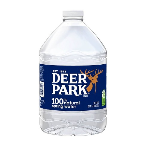 How many ounces are in a deer park water bottle Deer Park Brand 100 Natural Spring Water 101 4 Fl Oz Jug Target