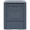vidaXL Garden Composters 3 pcs Gray 23.6"x23.6"x28.7" 206.1 gal - 2 of 4