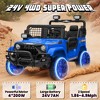 JOYRACER 24V 2-Seater Ride-On Jeep Style Car for Kids, Electric Ride-On Toys with Bluetooth, Music, USB & MP3 Port - 4 of 4