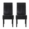 GDFStudio Percival Contemporary Upholstered T-Stitch Dining Chairs (Set of 2) - 2 of 4