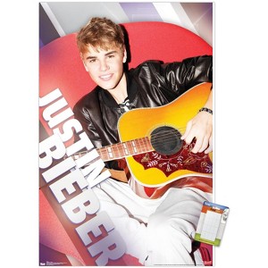 Trends International Justin Bieber - Relaxing Unframed Wall Poster Prints - 1 of 4