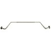 Versailles Bay Steel Heavy Duty Curtain Rod Set for Windows 43" - 78" Brushed Nickel - 2 of 4