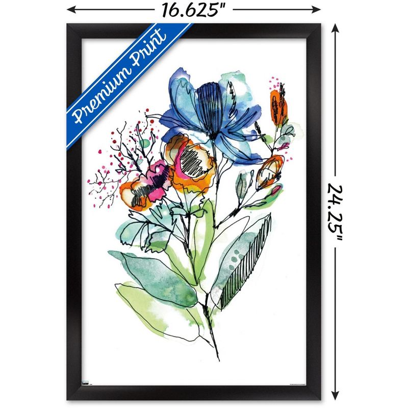Trends International Cayena Blanca - Flowers Framed Wall Poster Prints, 3 of 7
