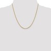 Black Bow Jewelry 1.6mm 14k Yellow Gold Diamond Cut Fancy Franco Chain Necklace - 2 of 4