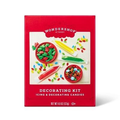 Holiday Icing & Candies Decorating Kit - 4.8oz - Wondershop™