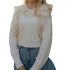 Women's Crochet Lace Sweater - MABLE - 2 of 4