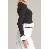 Women's bell sleeve color block sweater - In The Beginning - 4 of 4