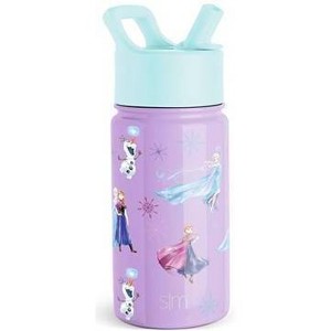 14oz Stainless Steel Summit Kids Water Bottle with Straw - Simple Modern - 1 of 4