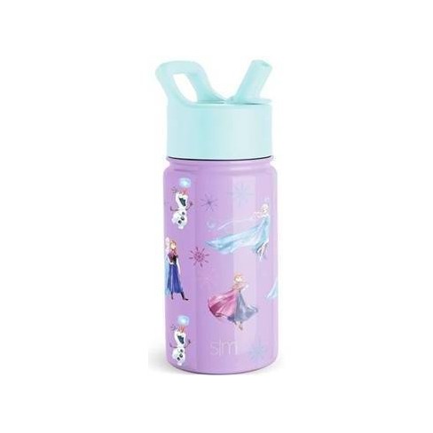 Disney Frozen 14oz Stainless Steel Summit Kids Water Bottle With Straw -  Simple Modern : Target