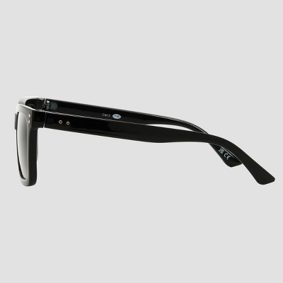 Women's Shiny Plastic Rectangle Sunglasses with Gradient Lenses - Universal Thread Black: UV Protection, Scratch-Resistant - image 4