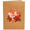 Frndly by Paper Love 3D Bouquet of Roses Pop Up Card - 2 of 4