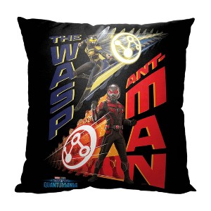Marvel Ant Man Quantumania Team Up Throw Pillow 18x18 Inches - 1 of 2