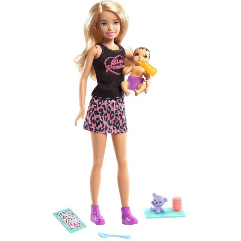 Barbie Skipper Babysitters Inc Friend Doll With Baby Doll And Accessories