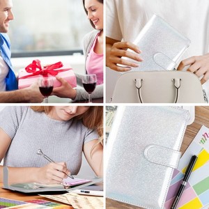 Money Saving Challenge Binder Trackers, A6 Budget Organizer for Cash, Saving Binder with Cash Envelopes, Expense Sheets - 1 of 4