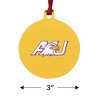 Ashland University Secondary Logo Aluminum Holiday Christmas Tree Ornament - 3 of 4