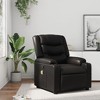 vidaXL Massage Recliner Chair Black - 2 of 4