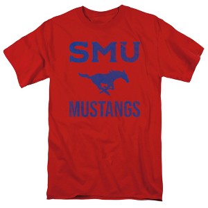 Men's Southern Methodist University Official Mustangs Logo T-Shirt Mustangs Logo - 1 of 4