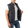 Alpine Swiss Clark Mens Puffer Vest Down Alternative Water Resistant Packable Outerwear Zip Up Pockets Warm Versatile Layer - 4 of 4