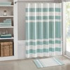 100% Cotton Stripe Print Reversible Indoor Bath Rug, Simple Spa Look Soft & Absorbent Bath Rug for Year Round Use - 2 of 4
