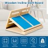 Costway 4-level Adjustable Slant Board Wooden Calf Stretcher Incline Stretching Ankle - 3 of 4