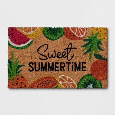  1'6"x2'6" 'Sweet Summertime' Fruit Doormat Natural - Sun Squad™ 