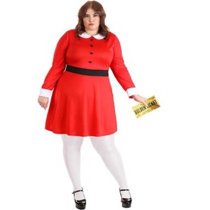 HalloweenCostumes.com Plus Size Women's Spoiled Ticket Winner Costume | Movie Costumes - 1 of 2
