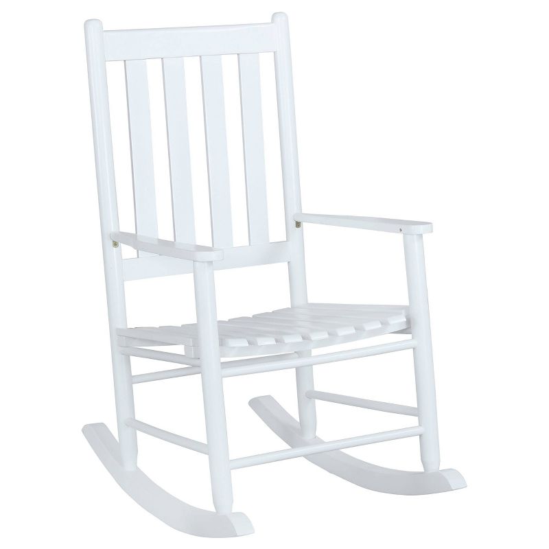 Annie Solid Wood Slat Back Wooden Rocking Accent Chair - Coaster, 1 of 6