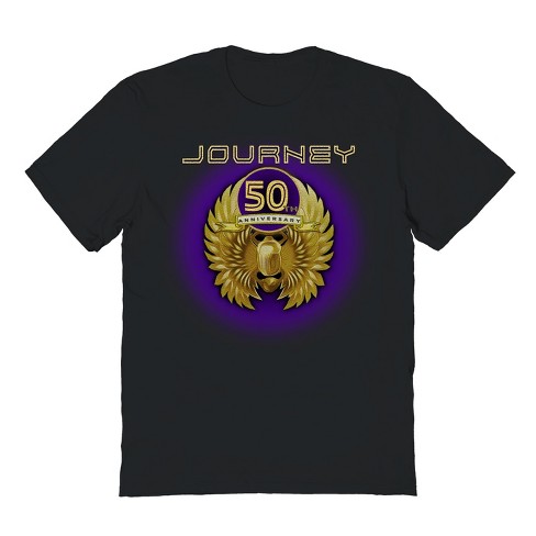 Journey Men's 50Th Anniversary Gold Scarab 2 Short Sleeve Graphic Cotton T-Shirt - image 1 of 1