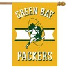 Briarwood Lane Retro Green Bay Packers House Flag NFL Double-Sided 28" x 40" - 2 of 3